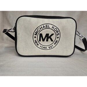 Michael Kors Womens Black Fulton Sports Zip Around Crossbody Bag